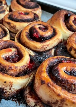 Epres kakaóscsiga recept fotója