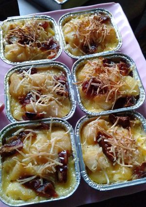Foto resep Puding tape kurma panggang