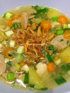 Foto resep 27. Sop Ayam Sosis Sayur
