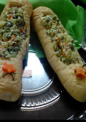 عکسی از دستور سالاد روسی