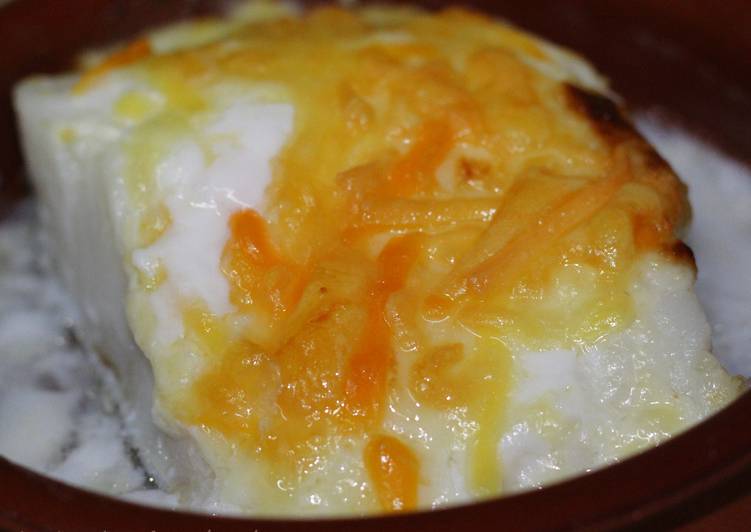 Bacalao gratinado con alioli