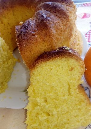Una foto de Budín de naranja con aceite