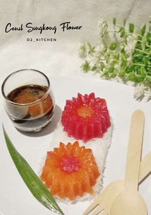 Foto resep Cenil Singkong Flower