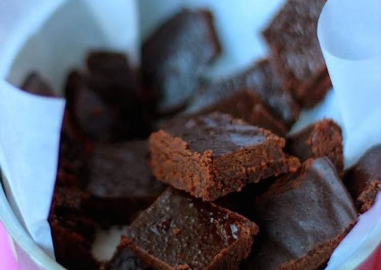 Recipe of Homemade Dark &amp; Delicious Chocolate Burfi