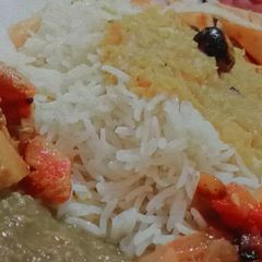 Plain boiled rice 🍚 A picture of Plain boiled rice 🍚.
