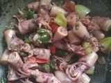Cumi Asin Oseng Pedas