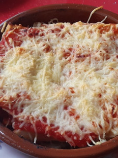 Una foto de Canelones ligeros de atún