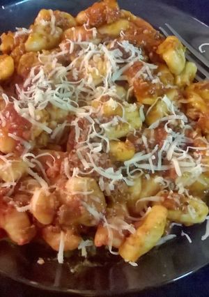 Una foto de Gnocchi de papa express! (ñoquis con puré de papas instantaneo)