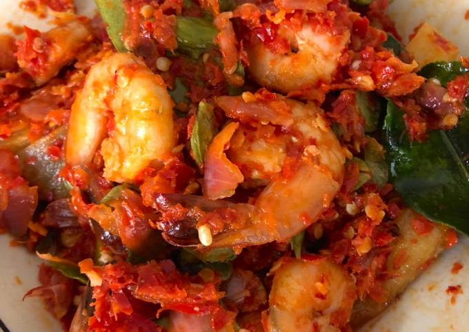 Udang petai balado