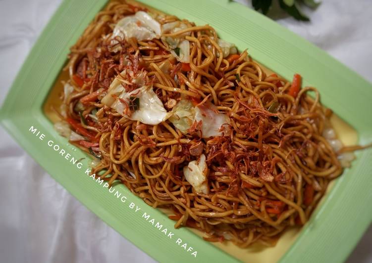 Bagaimana Menyiapkan Mie goreng kampung, Bisa Manjain Lidah