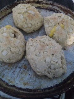 Una foto de Pan de cebolla relleno