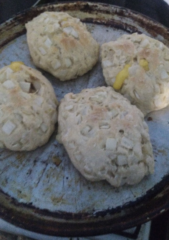 Una foto de Pan de cebolla relleno