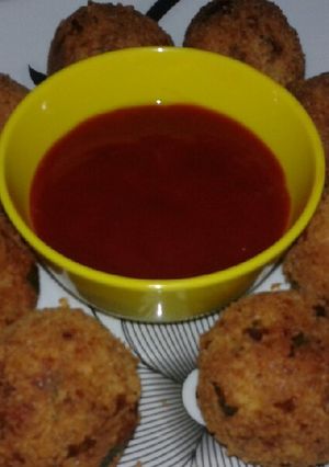 A picture of Potato balls (Ramadan special).