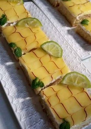صورة لوصفة كيكة 🥂🎂 الليمون 🍋 المنعشة 🍋