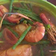 Asam pedas UDANG GALAH রেসিপির প্রধান ছবি