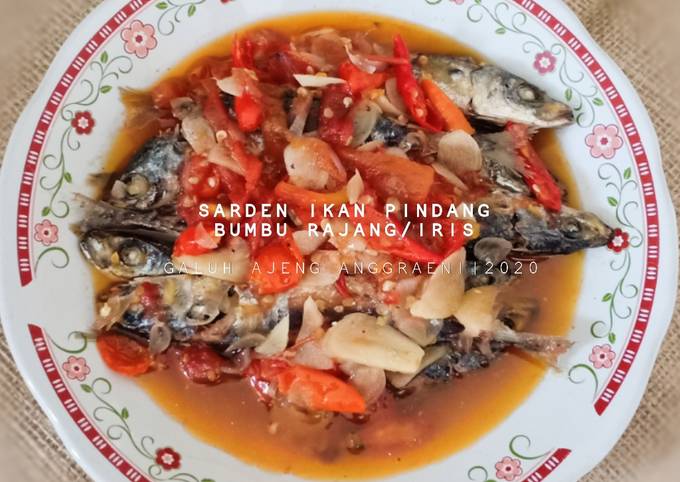 Resep Sarden Ikan Pindang Bumbu Rajang Iris Oleh Galuh Ajeng Anggraeni