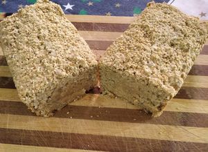 Una foto de Pan vegano de avena de Mili -reversionado- :)