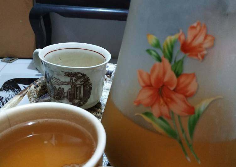 step by step  Lemon tea Jadi, Enak