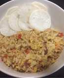 Arroz Frito de Huevo y Atún, Nabo dulce