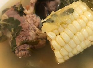 Una foto de Pozole de trigo (Sonora)