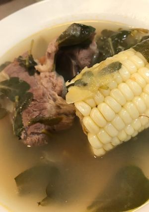 Una foto de Pozole de trigo (Sonora)