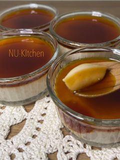 Foto resep Puding Roti Tawar Lapis Karamel
