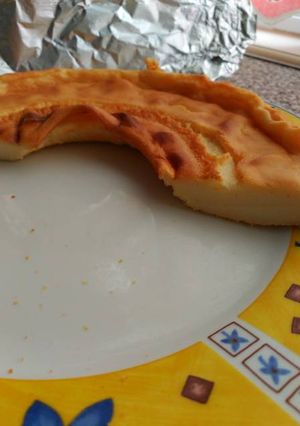 Una foto de Pastel sencillo de queso