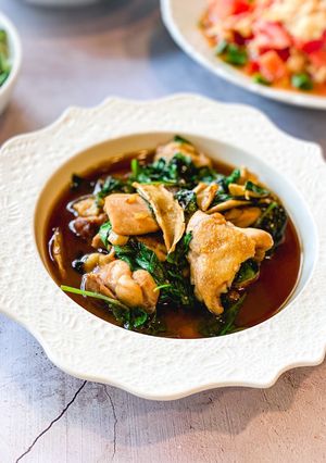 A picture of Homestyle Taiwanese Three Cup Chicken.