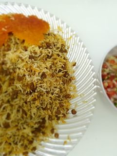 عکسی از دستور عدس پلو