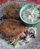 Burger di peperone rosso e ceci...🥰🥰 #vegan