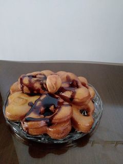 عکسی از دستور 🍩دونات🍩 (بدون خمیر مایه)