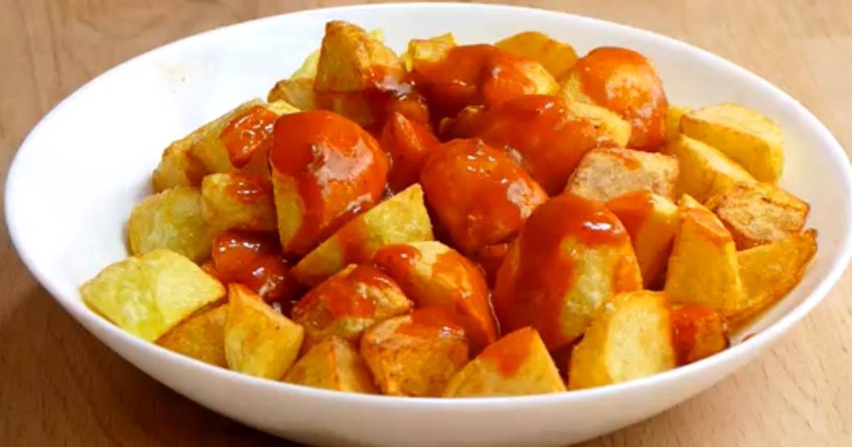 Przepis na Patatas bravas ziemniaki po hiszpańsku autorstwa marysiaS