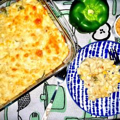 Baked macaroni A picture of Baked macaroni.