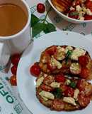 Tomato feta bruschetta