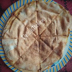 A picture of Flat bread toast.