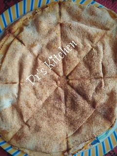A picture of Flat bread toast.