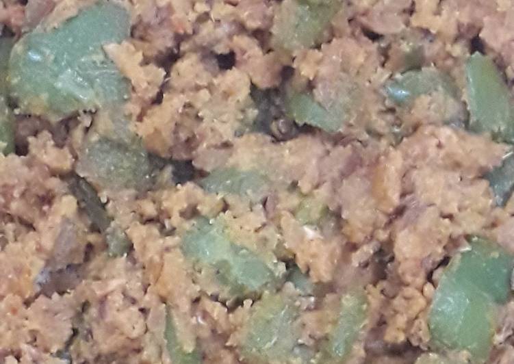 Steps to Make Favorite Besan capsicum