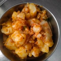 A picture of Jeera aloo.