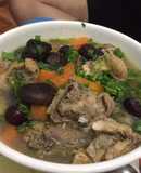 Canh gà nấm hương