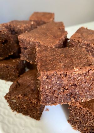 Foto di Brownies estivo banana e cocco