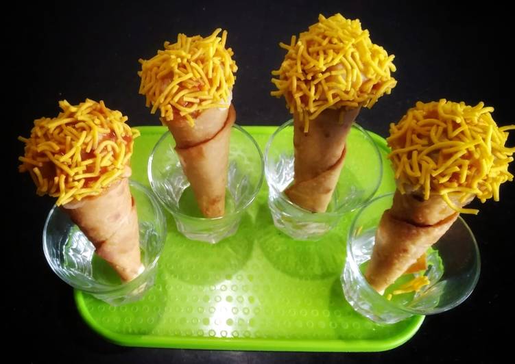 Recipe of Favorite Paneer roti cone