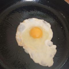 A picture of Sunny side up egg # theme challenge.