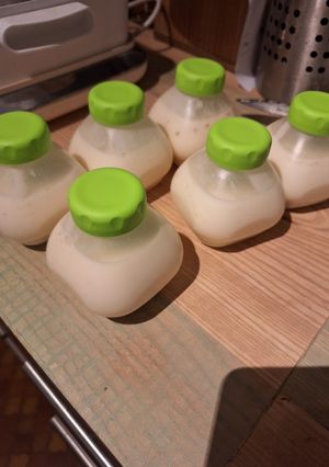 Une photo de Yaourt à boire à la vanille