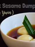 Black Sesame Dumplings (Tang Yuan)