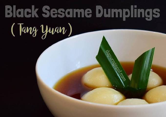 Black Sesame Dumplings (Tang Yuan)