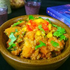 A picture of Quinoa And Sweet Potatoes.
