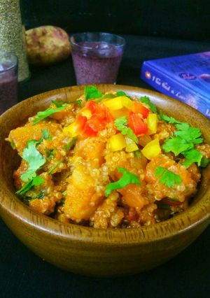 A picture of Quinoa And Sweet Potatoes.