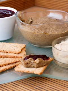 Una foto de Paté de setas y champiñones al brandy (sin gluten)