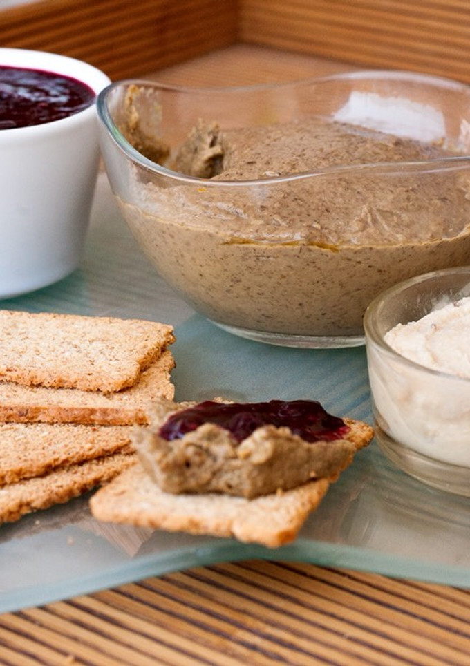 Una foto de Paté de setas y champiñones al brandy (sin gluten)