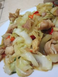 Foto resep Tumis Kubis Ayam